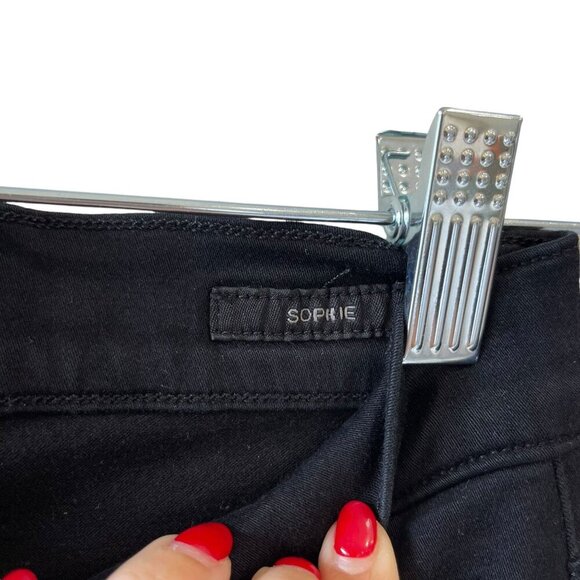 AGOLDE Size 27 Sophie High Rise Distressed Skinny Jean Moonstruck Black - Picture 7 of 12